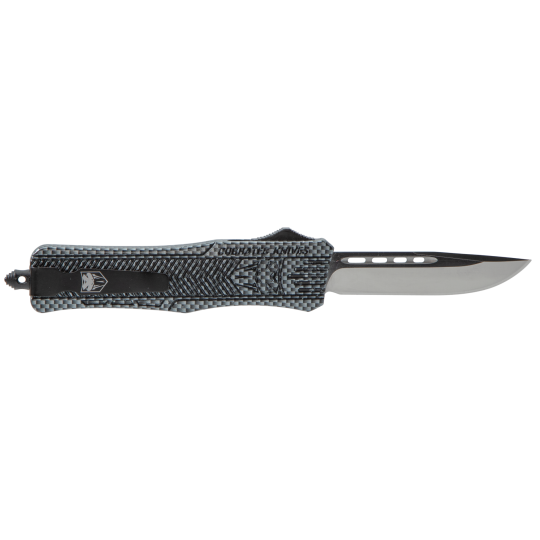 CobraTec CTK-1 Medium 3" OTF Drop Point Knife D2, Carbon Fiber