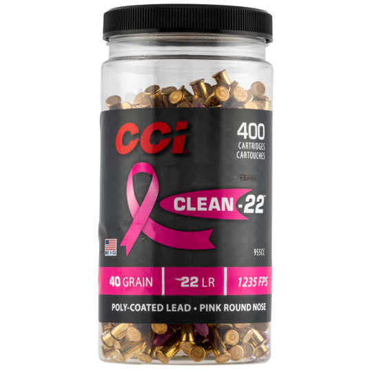 CCI Clean-22 Rimfire 22LR 40gr Lead Round Nose 400rd Box