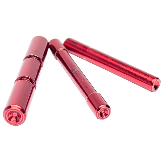 Cross Armory Dimpled Pin Set for Glock Gen 1-3 Red Steel