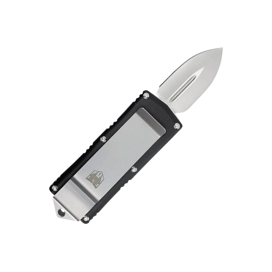 CobraTec Money Clip 1.75" OTF D2 Steel Blade Black Handle