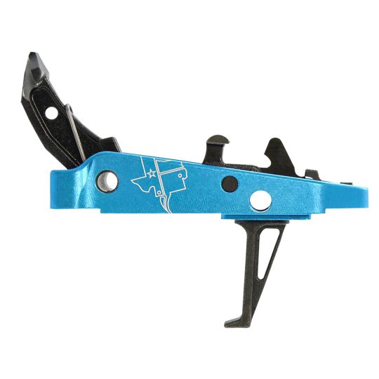 CMC Triggers 47403 Drop-In Trigger Group 2.0 Single-Stage Flat with 2.50 lbs Draw Weight, Black with Blue Housing, Fits AK-47