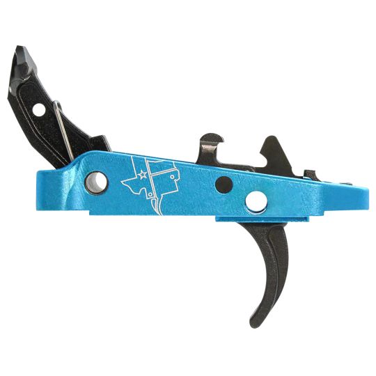CMC Triggers 47501 Drop-In Trigger Group 2.0 Single-Stage Curve with 3.50 lbs Draw Weight, Black with Blue Housing, Fits AK-47