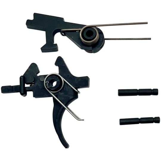 LBE Unlimited AR2STG Replacement Trigger Two-Stage Group, Curved Adj., Fits AR-15