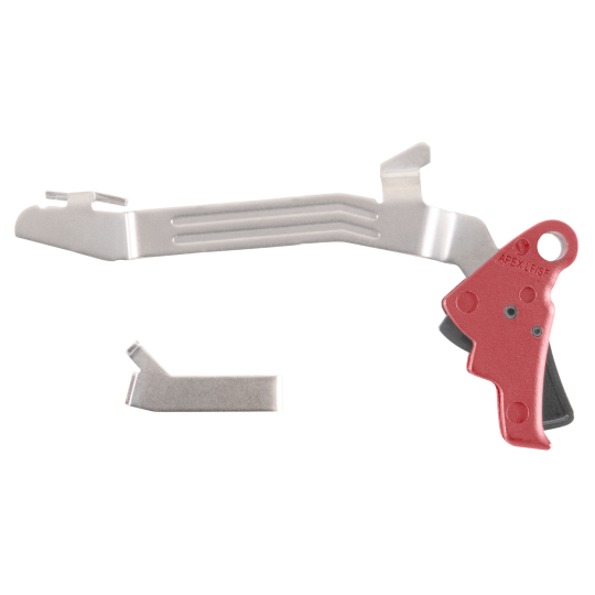 Apex Tactical 102P117RED Action Enhancement Slim Red Drop-In, Compatible w/Glock 43/43X/48