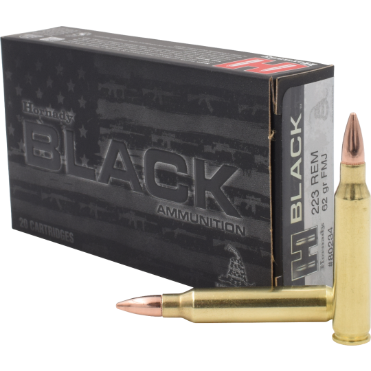 Hornady Black .223 Rem 62gr Full Metal Jacket - 20rd Box