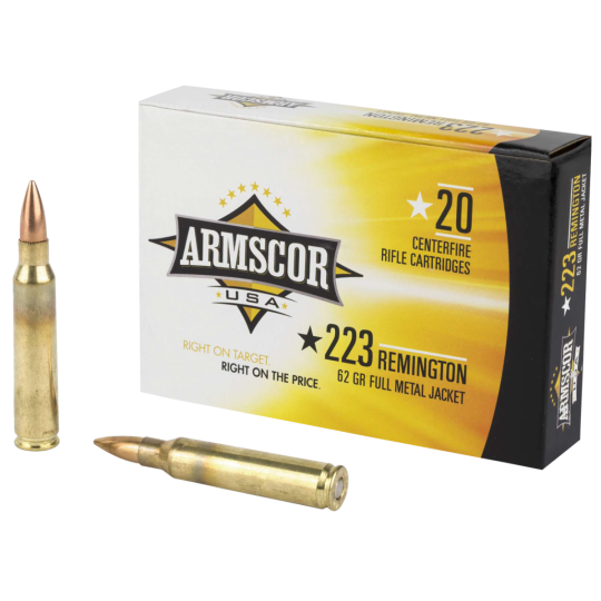 Armscor USA 223 Rem 62gr Full Metal Jacket 50rd Box