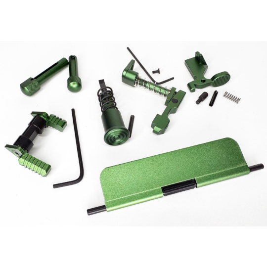 PT Parts AR-15 Upper / Lower Color Parts Kit - Zombie Green