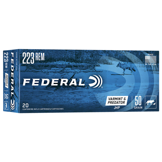 Federal American Eagle Varmint & Predator 223 Rem 50gr 20rd Box