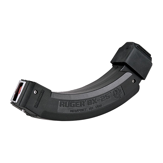 Ruger 90398 BX-25 Value Pack 25rd Magazine Fits Ruger 10/22/SR/American Rimfire/Charger 22LR Black 2 Pack