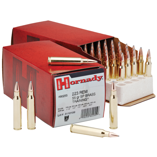 Hornady Custom 223 Remington 55 Grain Spire Point Ammo 50rd Box