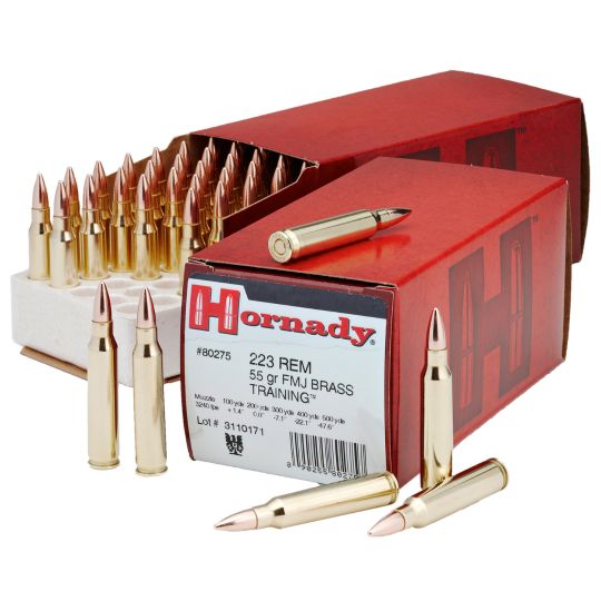 Hornady Custom .223 Remington 55 Grain FMJBT Ammo 50 RD BOX