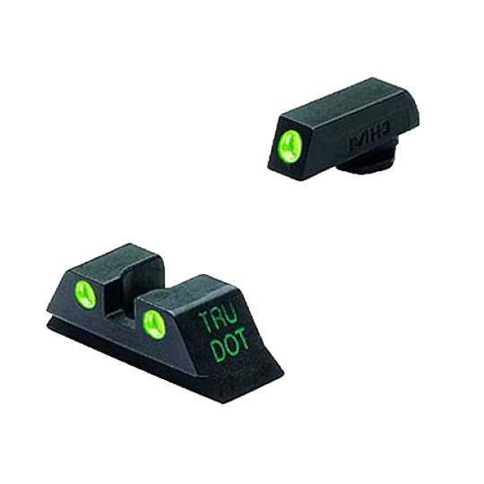 Meprolight Tru-Dot Green Tritium Sights for Glock 17/19/22/23