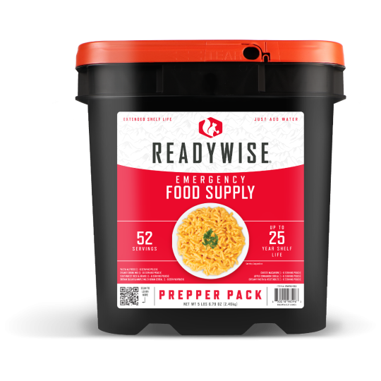ReadyWise Emergency Supplies Freeze Dried Prepper Pack 52 Servings