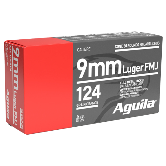 Aguila 9mm Luger Target & Range Handgun Ammo