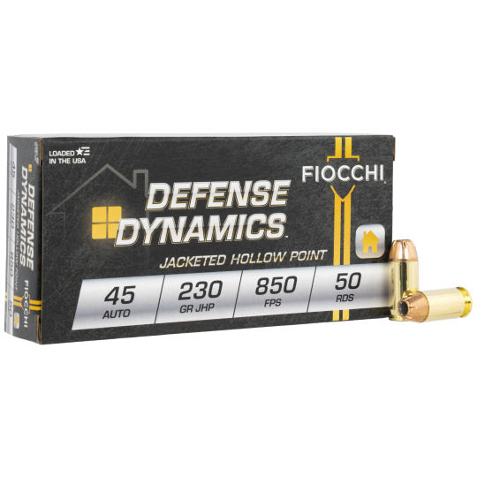 Fiocchi Defense Dynamics .45 ACP 230gr JHP - 50rd Box