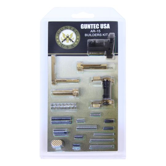 PTI Parts AR-15 Builders Kit With Gold Plated Ambi Safety