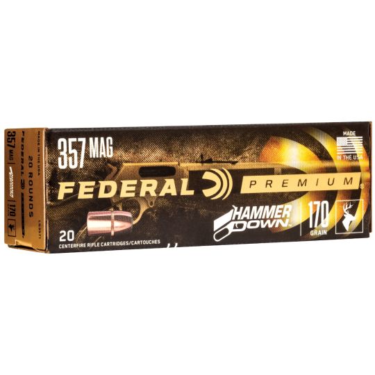 Federal Premium HammerDown .357 Magnum 170 Grain Soft Point, 20rd Box