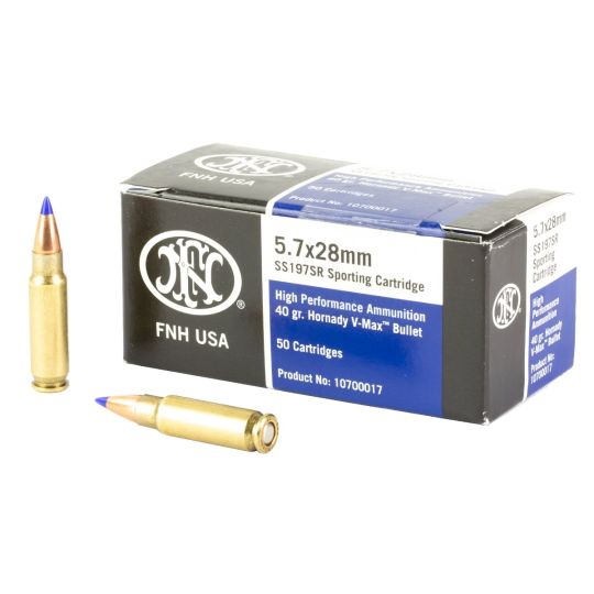 FN America SS197SR 5.7X28MM, 40 Grains V-Max – 50rd Box