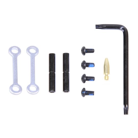 PTI Parts AR-15 Complete Anti-Rotation Trigger/Hammer Pin Set Anodized Clear