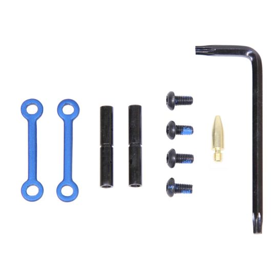PTI AR15 Anti Rotation Trigger Hammer Pin Set Anodized Blue