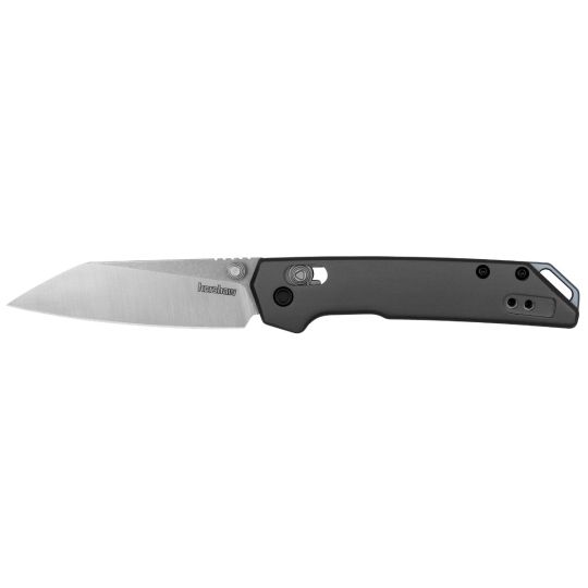 Kershaw Mini Iridium Folding Knife, 3" D2 Blade, DuraLock, Gray Handle