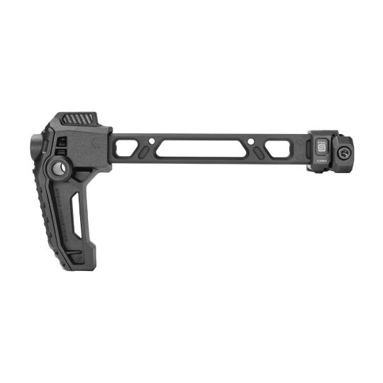 Strike Industries, FSA Single Side Folding Stock, Fits 1913 Interfaces, Matte Finish, Black