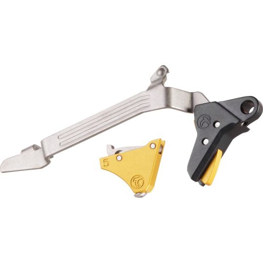 Timney Alpha Competition Trigger for Glock Gen 5 Gold Finish