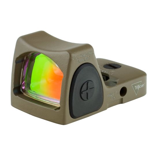 Trijicon, RMR Type 2 Reflex Sight, 6.5 MOA, Adjustable LED, Flat Dark Earth