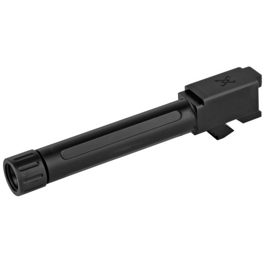 True Precision, Barrel, 9MM, Black Nitride, Threaded, Fits Glock 19