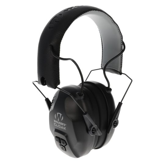 Walker's Cloak Dual Mic Electronic Earmuff - Black