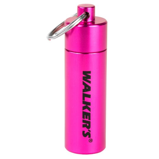 Walker's Foam Ear Plugs - 7 Pairs, Pink, with Carry Case