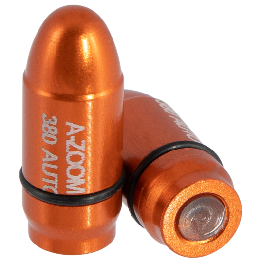 A-Zoom Striker Cap Pistol 380ACP 2-Pack Ammunition Trainer