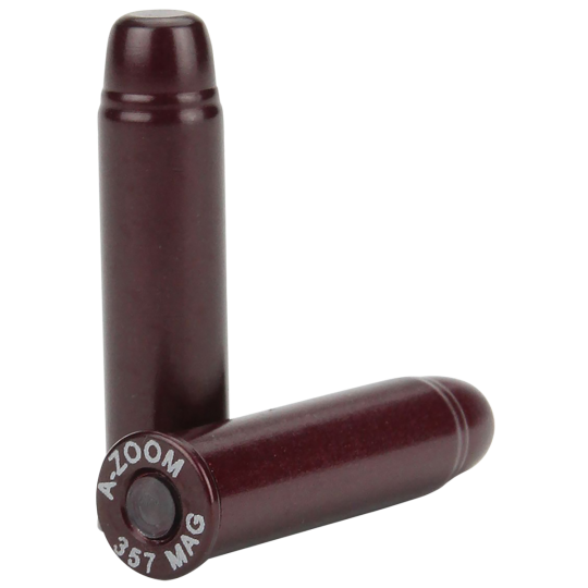 A-Zoom 357 Mag Revolver Snap Caps 6-Pack for Safe Dry Fire