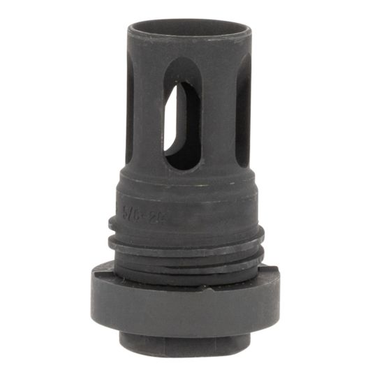 Yankee Hill Mini QD Flash Hider 5.56 NATO Black Steel 5/8"-24 TPI