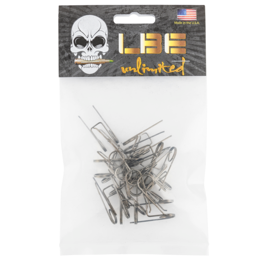 LBE Unlimited ARTS20PK AR Parts Trigger Spring 20 Pack AR-15 Silver Stainless Steel