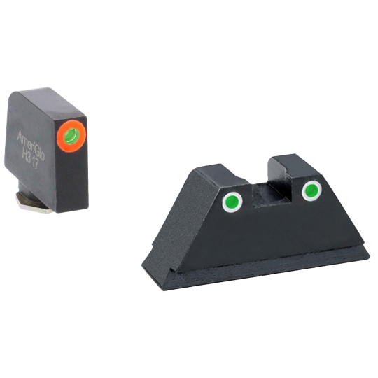 AmeriGlo Optic-Compatible Glock Sights XL Tall Green Tritium