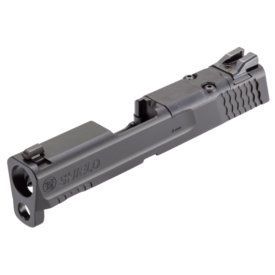 S&W Shield/Shield Plus Optic-Ready Slide 9mm Black Armornite Steel