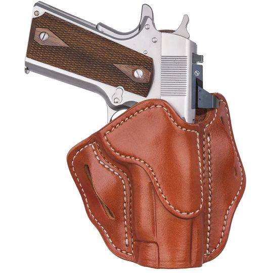1791 Gunleather BH1S Optic Ready OWB Holster Brown Leather 1911