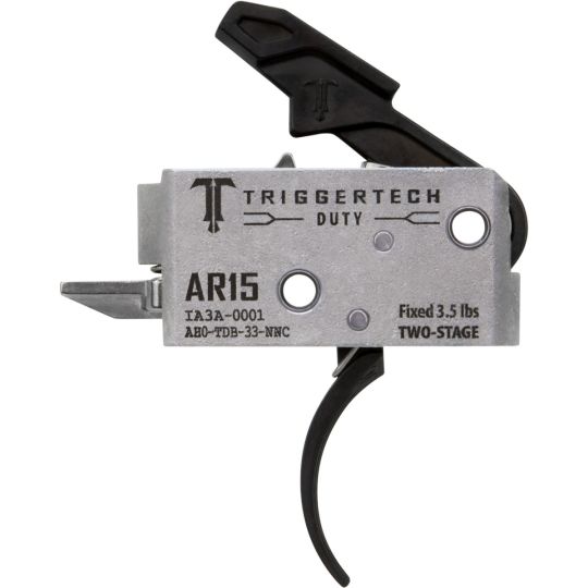 TriggerTech AH0TDB33NNC Duty Curved Trigger Two-Stage 3.50 lbs Draw Weight Fits AR-15