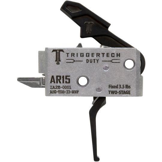 TriggerTech AH0TDB33NNF Duty Flat Trigger Two-Stage 3.50 lbs Draw Weight Fits AR-15