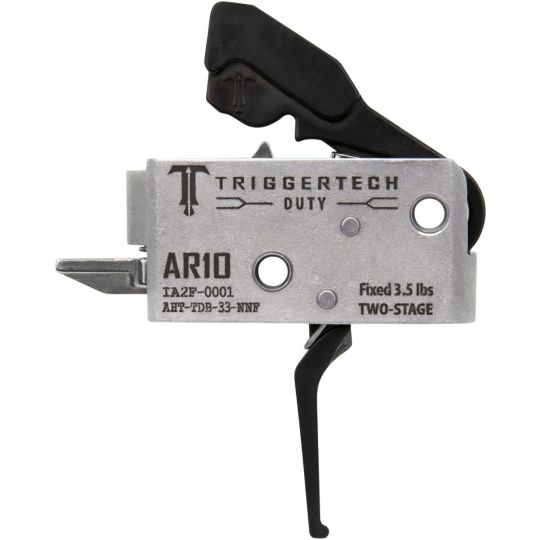 TriggerTech AHTTDB33NNF Duty Flat Trigger Two-Stage 3.50 lbs Draw Weight Fits AR-10