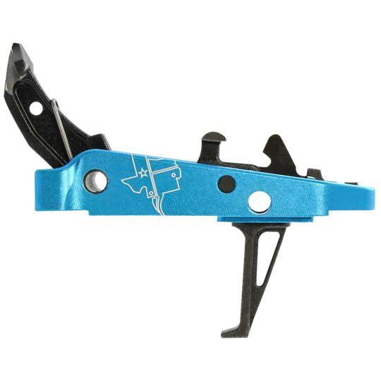 CMC Triggers 47503 Drop-In Trigger Group 2.0 Single-Stage Flat with 3.50 lbs Draw Weight, Black with Blue Housing, Fits AK-47