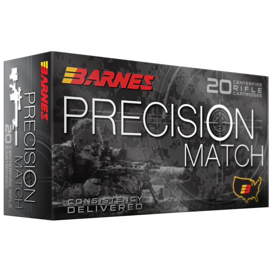 Barnes Bullets 32018 Precision Match 223Rem 77gr Match Burner OTM BT 20 Per Box/10 Case