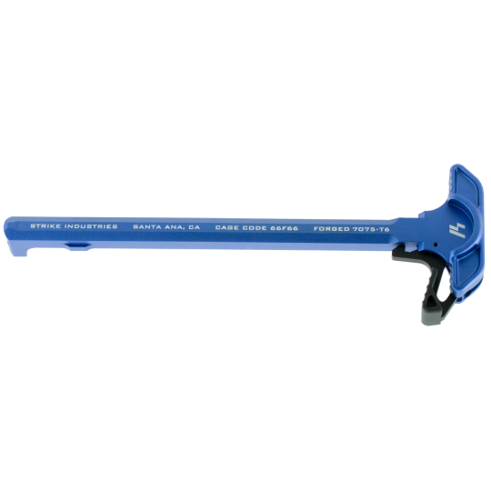 Strike Industries Extended Latch Charging Handle AR-15 Blue Aluminum