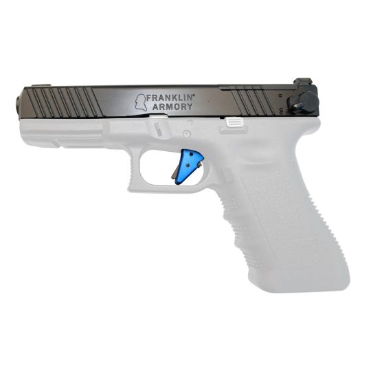 Franklin Armory GS173 Glock Binary Trigger Kit For Glock 17 Gen 3 Blue Anodized Trigger Shoe