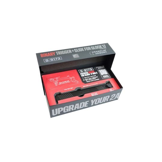 Franklin Armory GS173 Glock Binary Trigger Kit For Glock 17 Gen 3 Blue Anodized Trigger Shoe