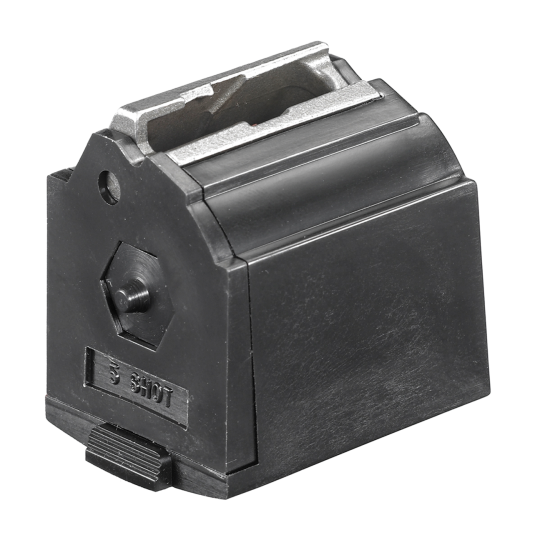 Ruger 90041 BX-15 5rd Magazine Fits Ruger 10/22/SR/American Rimfire/ 77/Charger 22LR Black Rotary