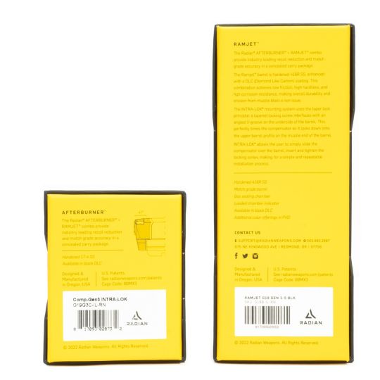 Radian Weapons Glock19 Gen3 Ramjet + Afterburner Combo (Barrel & Compensator) 9mm