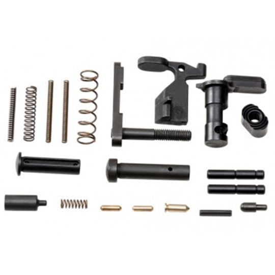 Rise Armament AR-15 Lower Parts Kit with No Trigger Black