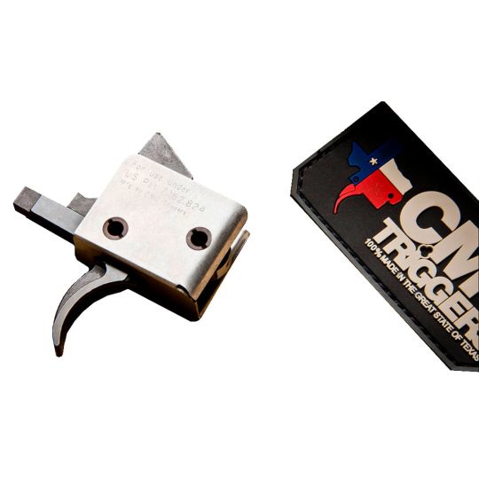 CMC Triggers AR-15 Tactical Curved Trigger 3.5 Pound Pull Single Stage Trigger Model
